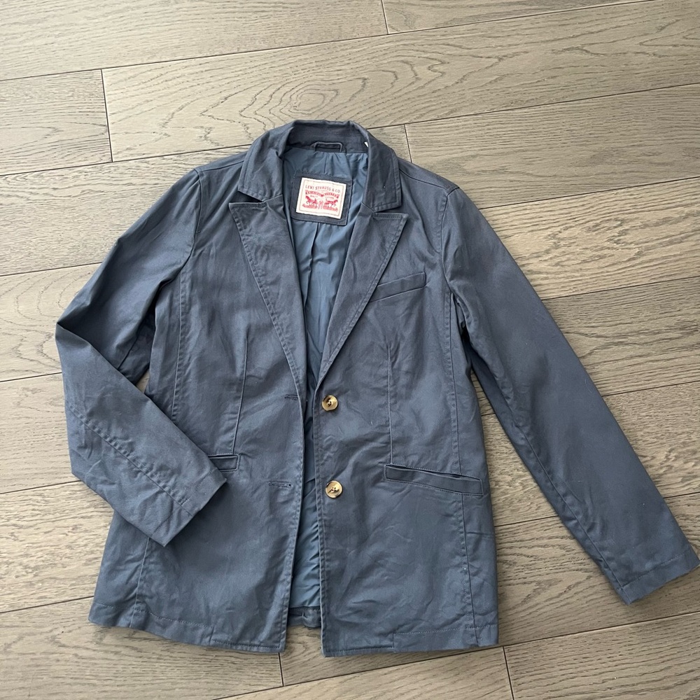 Levi's Slate Blue Women's Blazer - Picture 3 of 5